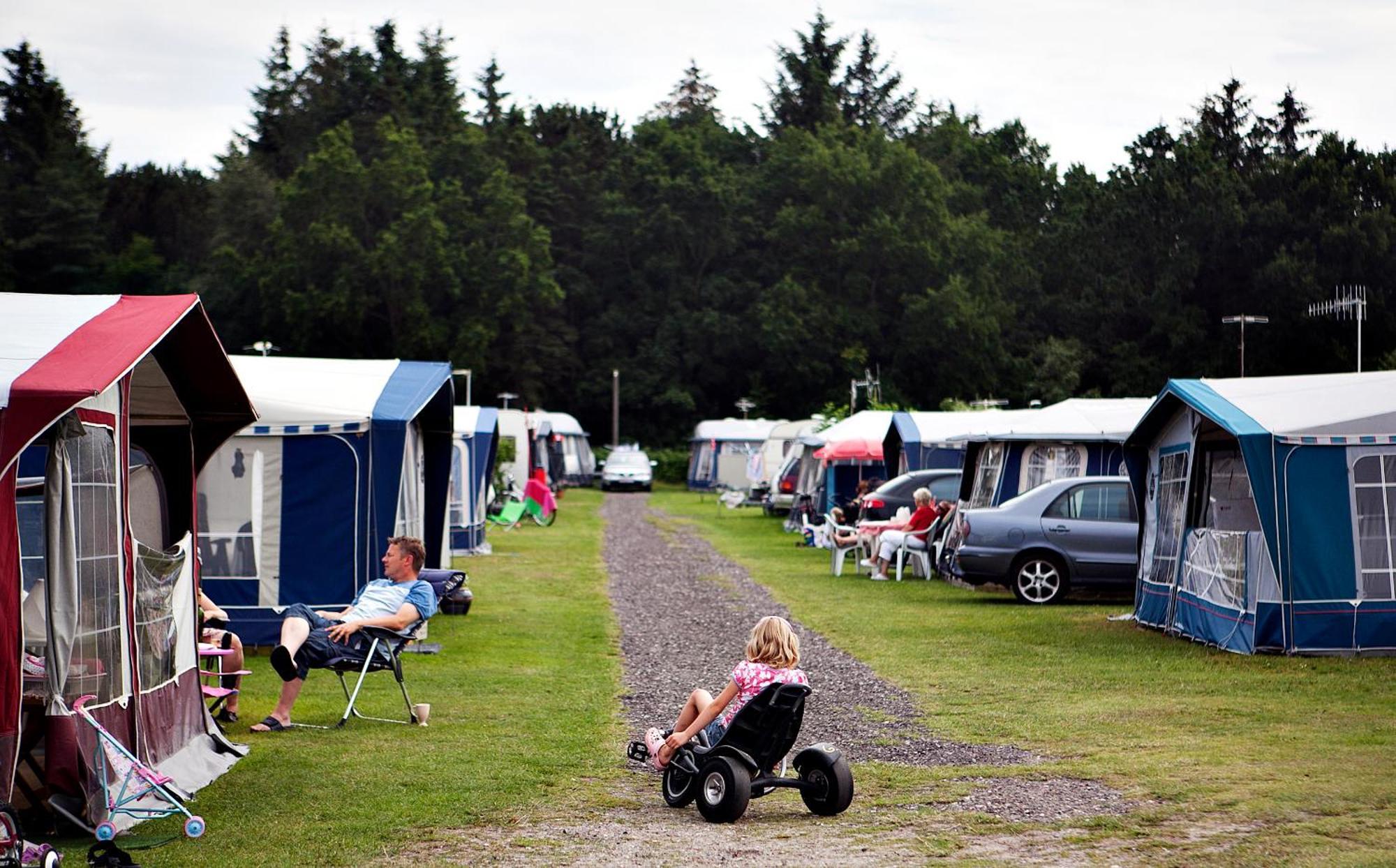 Svalereden Camping Cottages Sæby Exterior foto