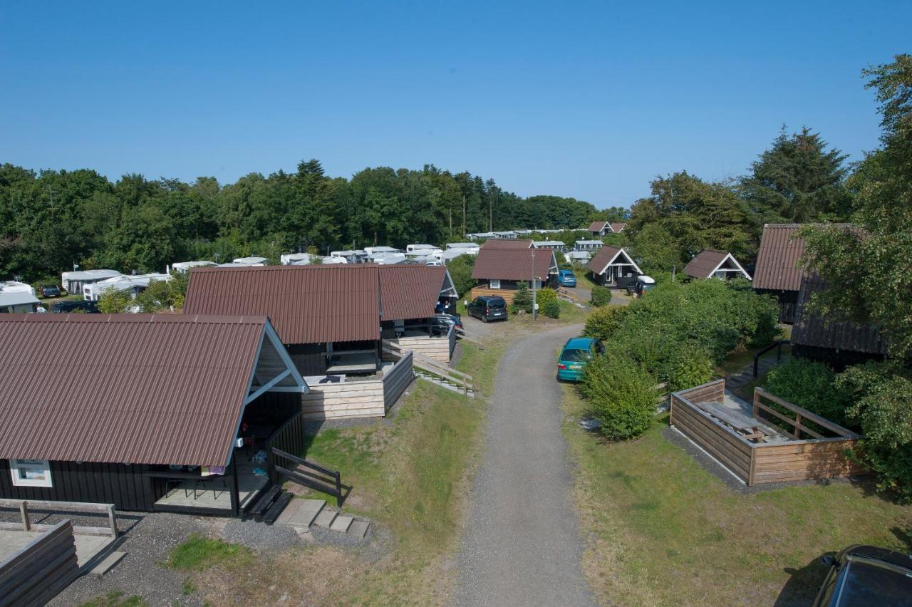 Svalereden Camping Cottages Sæby Exterior foto