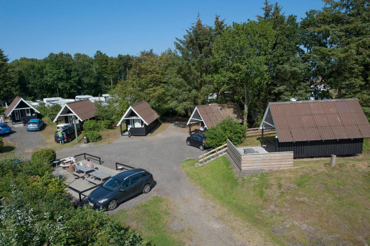 Svalereden Camping Cottages Sæby Exterior foto